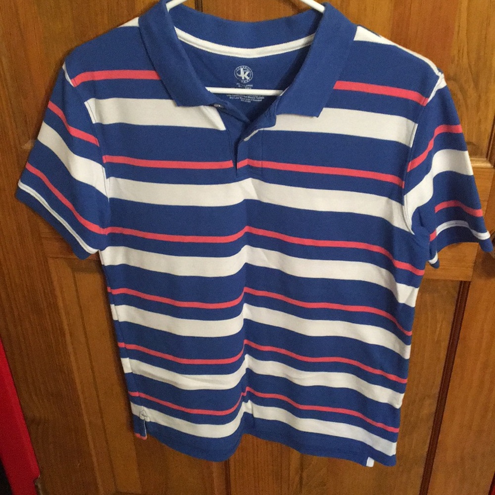 J. khaki polo shirt